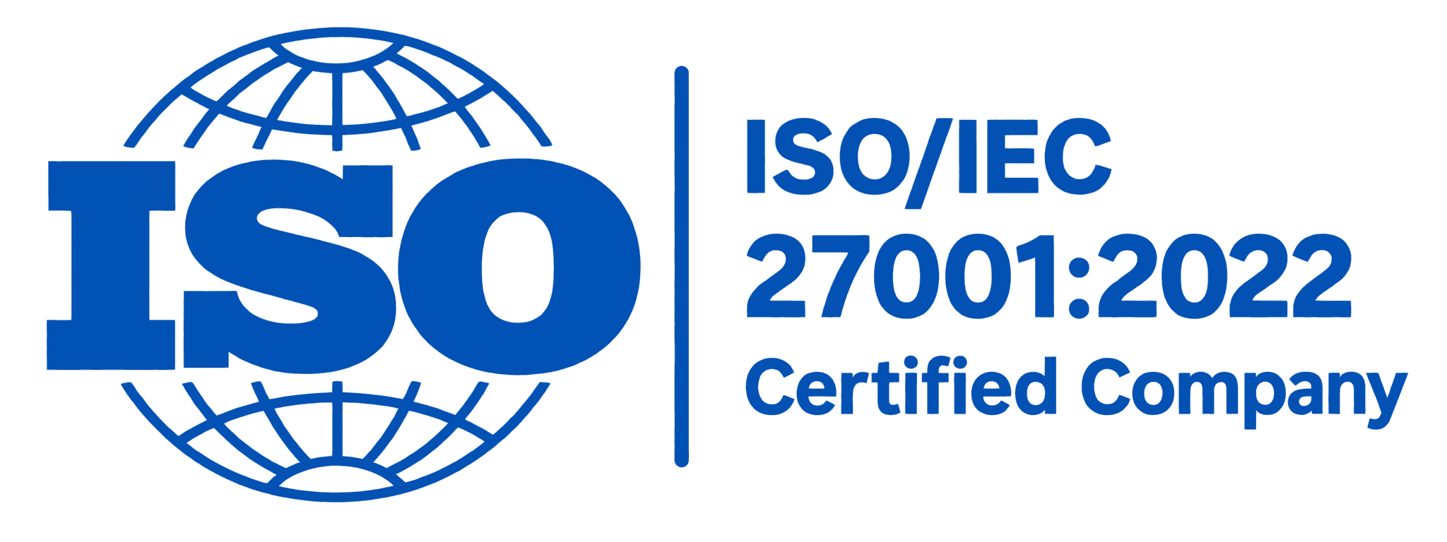 ISO/IEC 27001:2022 Certified Company logo