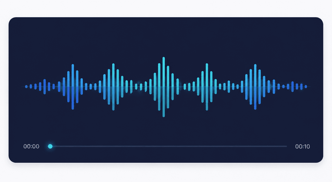 Acoustic waveform preview from a Kylunghealth cough analysis